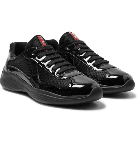 prada sneakers black